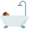 Person Taking Bath - Medium emoji on Google